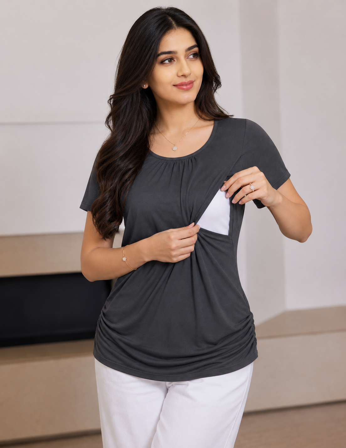 Nursing T-Shirt – Easy Breastfeeding Access