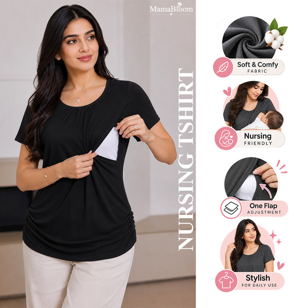 Nursing T-Shirt – Easy Breastfeeding Access