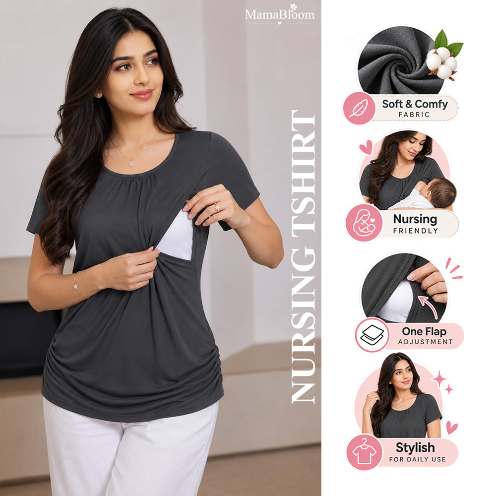Nursing T-Shirt – Easy Breastfeeding Access